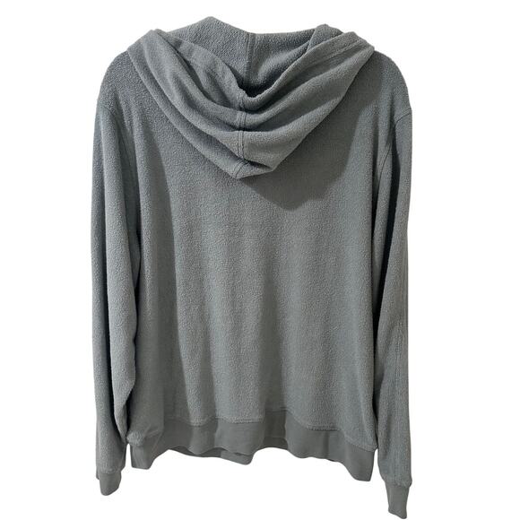 Outerknown Hightide French Terry Kangaroo Hoodie Eucalyptus Green, Men's XXL - Picture 6 of 6